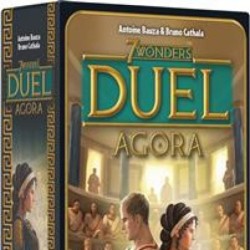 Trafic d’influence à deux ! Voici une nouvelle extension pour le best-seller des jeux à deux : 7 Wonders Duel – Agora !  Elle me