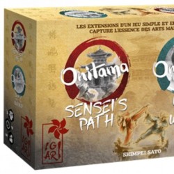 « Sensei’s Path » et « Way of the Wind » sont deux extensions pour le jeu Onitama, rajoutant denouvelles cartes de mouvement pou