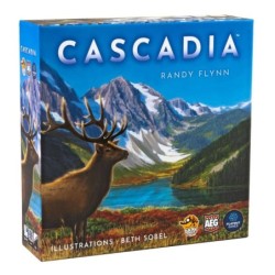 Cascadia est un jeu à base d’assemblage de tuiles et de draft de jeton