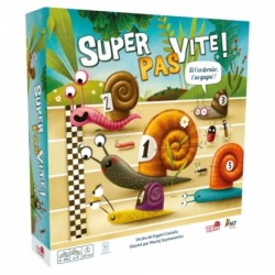 Super pas vite ! Une mécanique simple et pourtant riche en stratégie !  J’arrive, je cours, je vole! Non, tu n’arrives pas, tu n