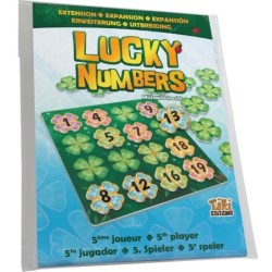 Jouez jusqu’à 5 joueurs au best-seller Lucky Numbers ! Cette extension contient un plateau et 20 jetons d’une nouvelle couleur.