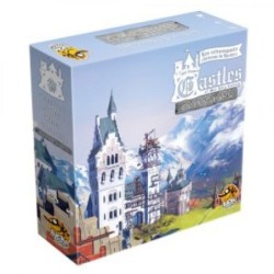 Construisez un château encore plus dingue avec les nouveautés apportées par les extensions de Castles of Mad King Ludwig ! Trans