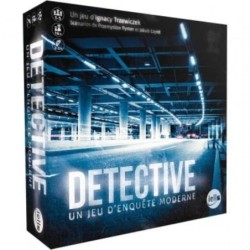 Detective est un jeu de société immersif qui redéfinit le jeu d’enquête. Il mêle plateau de jeu, narration, exploitation de base