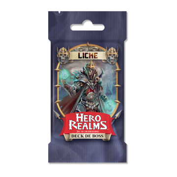 Ce Deck de Boss remplace votre deck personnel de Hero Realms. Il vous permet ainsi de jouer seul contre 1 à 5 joueurs utilisant