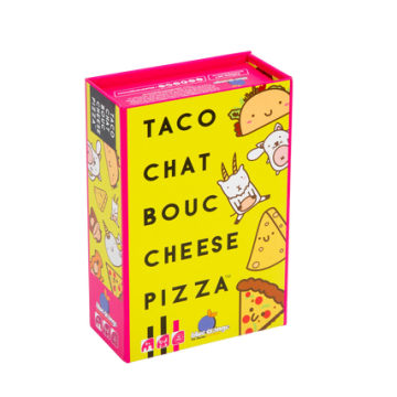 Taco Chat Bouc Cheese Pizza ! Taco Chat Bouc Cheese Pizza ! Gardez bien ces 5 mots loufoques en tête. Dès qu'une carte correspon