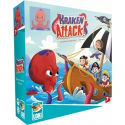 Kraken Attack est un magnifique jeu coopératif dans lequel les enfants (et leurs parents !) doivent coordonner leurs actions pou