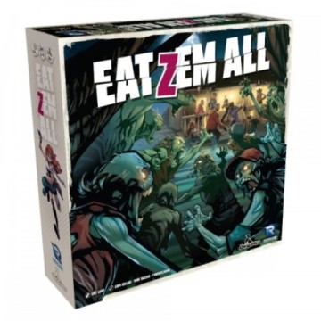 Vous avez toujours rêvé d’être un zombie ?  Dans Eat Zem All, jouez une horde de morts vivants en compétition avec d’autres hord