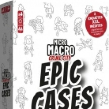 Découvrez 3 enquêtes épiques, 3 Epic Cases répartis sur plusieurs chapitres qui vous permettent de jouer sur les quatre cartes d