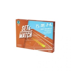 SET&MATCH est le jeu de tennis qui recrée le match hors du court, à coup de pichenettes.