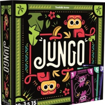 Jungo est un jeu de construction de main où le but est d’être le premier à se débarrasser de toutes ses cartes.