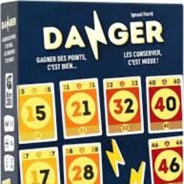 Danger est un jeu de pli dans lequel le plus dur n'est pas de gagner des points, mais de les conserver jusqu'à la fin. On consti