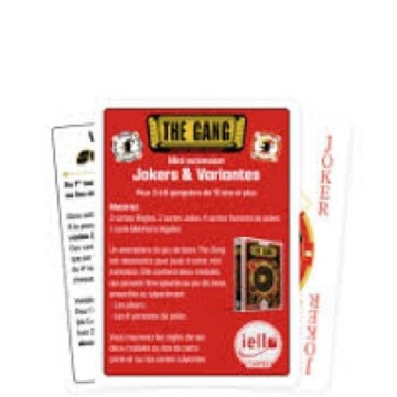 Un exemplaire du jeu de base "The Gang" est nécessaire pour jouer à cette mini extension. La mini extension "Jokers et Variantes