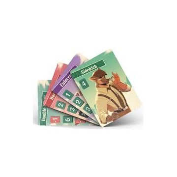 Agent Avenue est un jeu de cartes compétitif pour 2 joueurs qui combine le bluff, course et collection. Incarnez des espions à l