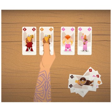 Envoyez vos meilleurs vikings à la bagarre ! Récupérez les bonnes cartes pour construire votre main et surprendre vos adversaire