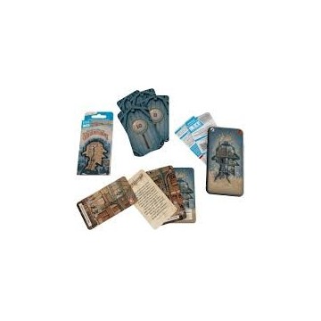 Une Escape room dans votre salon, dans un petit étui à emmener partout ! Lisez la première carte, lancez l’application gratuite