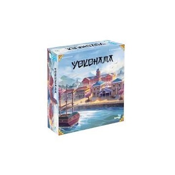 Yokohama est un jeu de société stratégique qui permet aux joueurs de se glisser dans la peau des marchands ambitieux de la ville