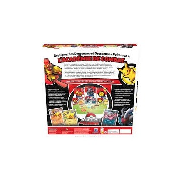Préparez-vous pour un combat Pokémon avec l’Académie de Combat du Jeu de Cartes à Collectionner Pokémon. L’Académie de Combat co