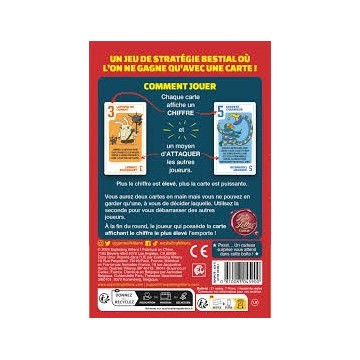 Exploding Kittens revisite Love Letter ! Vous avez toujours une carte en main. A votre tour piochez une nouvelle carte. Choisiss