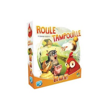 Dans Roule Tampouille, les joueurs lancent les dés à tour de rôle, puis utilisent l’un des tampons animaux désignés par les résu
