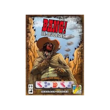 Défiez vos ennemis à coup de dés ! Un jeu complet inspiré du célèbre jeu de cartes Bang!.