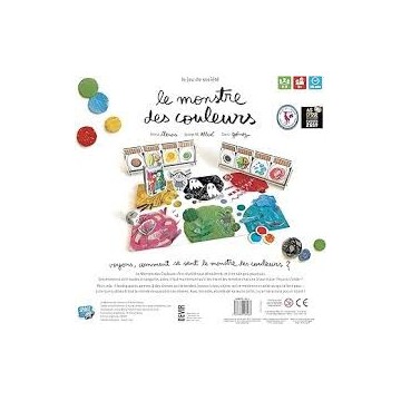 Inspiré du best-seller La couleur des émotions d’Anna Llenas ce jeu permettra aux plus jeunes d’exprimer leurs émotions et de le