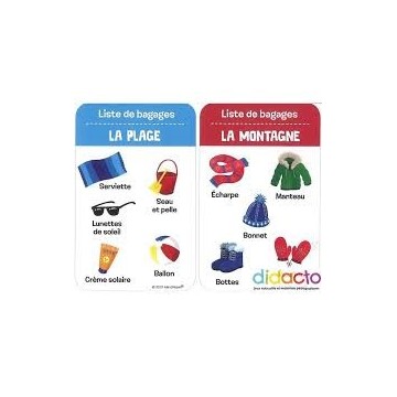 Oh, mais la valise de Toby n'est pas encore bouclée !  Aidez-le vite à préparer ses bagages et à s'assurer qu'ils correspondent