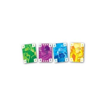 Dans ce jeu de plis, créez des alliances temporaires et soyez fins stratèges pour faire partie de la couleur majoritaire et remp