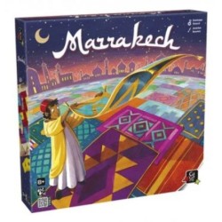 Au pays des 1001 nuits, devenez le plus riche marchand du souk en posant judicieusement vos tapis. Un jeu familial et magique !