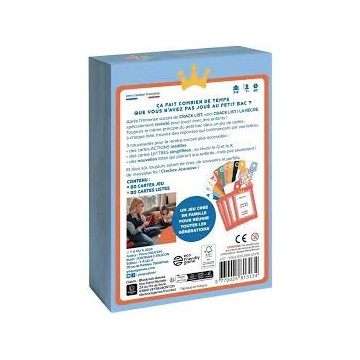 Être le 1ᵉʳ à se débarrasser de toutes ses cartes ! Les règles du jeu sont simples : une liste est choisie, chacun votre tour, d