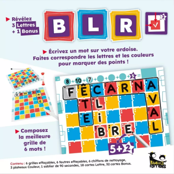 Écrire un mot à chaque tour en utilisant les lettres imposées, ça peut paraître facile… Mais saurez-vous placer ces lettres sur
