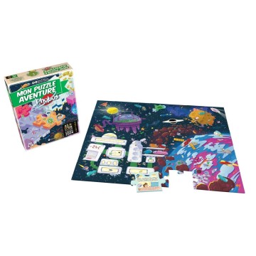« Mon Puzzle Aventure » est le renouveau d'un classique : le puzzle. Réalise le puzzle puis, une fois les 42 pièces placées, ret