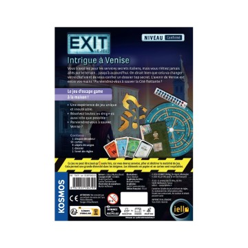 EXIT est un jeu qui reprend les sensations des "escape games". Muni d'indices, de matériel et d'un décodeur, vous aurez pour mis