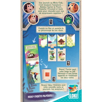 Le MiniZ Club est un jeu coopératif qui fait appel aux jeunes esprits curieux et aux aventuriers en herbe !