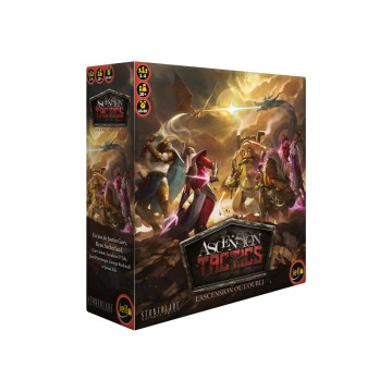 Ascension Tactics™ est un jeu de deckbuilding se jouant sur un champ de bataille. Chaque joueur commence la partie avec le même