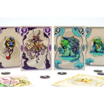 Le nouveau jeu de plis de la collection Pocket Mini va être le compagnon idéal des soirées jeux de cartes !  7 Yokai est l'éditi