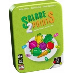 Facile à apprendre, rapide à jouer, Salade 2 points est un jeu léger et parfaitement assaisonné !