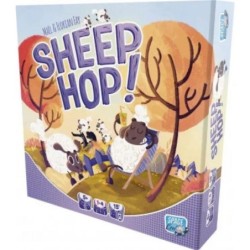 Sheep Hop ! est un jeu pour les enfants (et leurs parents) qui s’inspire des règles du jeu de dames. En sautant les uns par-dess
