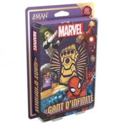 Dans Love Letter : Le Gant d’Infinité, le destin de l’Univers est en jeu ! Un des joueurs endosse le rôle du Titan, Thanos, tand